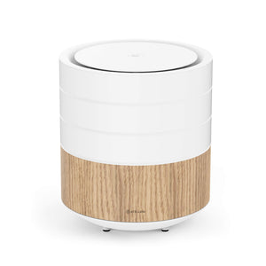 BRID XL Air Purifier - Clear White & Oak